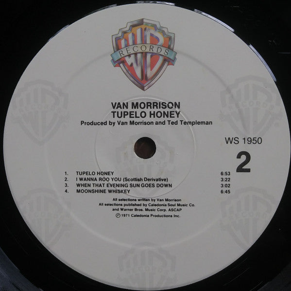 Van Morrison - Tupelo Honey (LP, Album, RE, All)