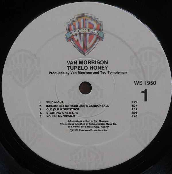 Van Morrison - Tupelo Honey (LP, Album, RE, All)