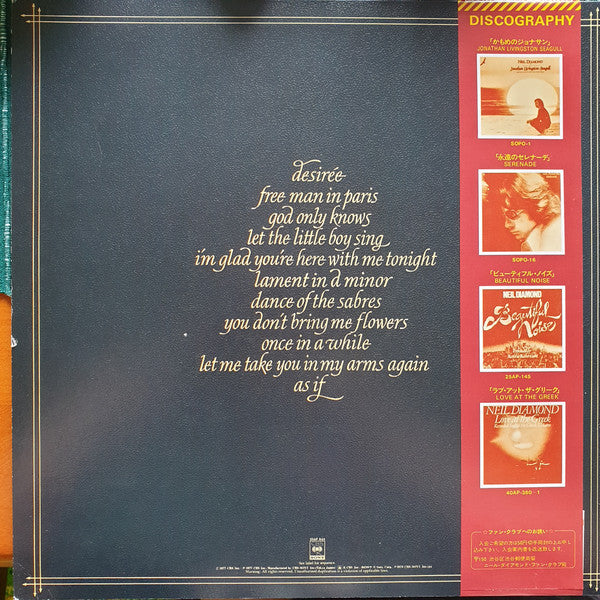 Neil Diamond - I'm Glad You're Here With Me Tonight(LP, Album, Prom...