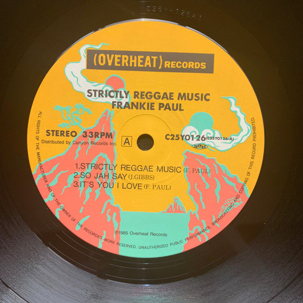 Frankie Paul - Strictly Reggae Music (LP, Album)