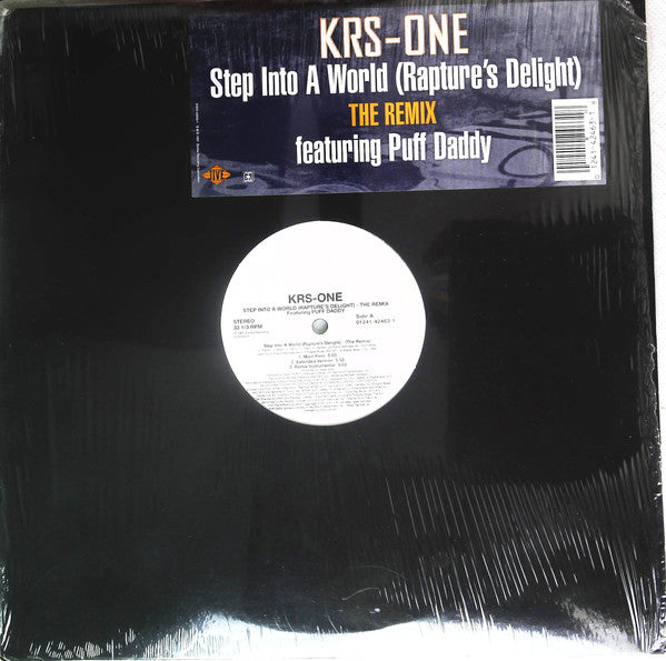 KRS-One - Step Into A World (Rapture's Delight) (The Remix) (12"")