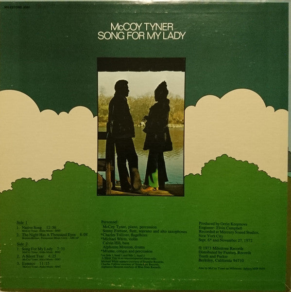McCoy Tyner - Song For My Lady (LP, Album, San)