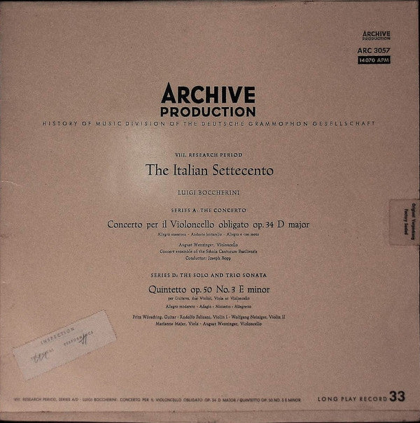Luigi Boccherini - Concerto Per Il Violoncello Obligato Op. 34 D-du...
