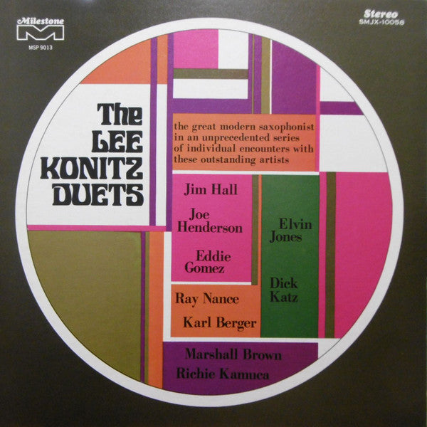 Lee Konitz - Duets (LP, Album, Gat)