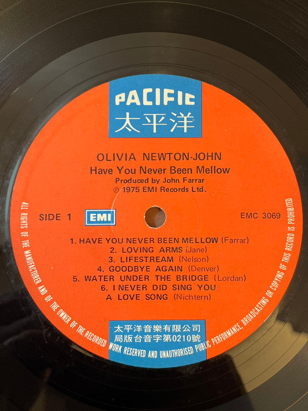 Olivia Newton-John - Have You Never Been Mellow (LP)
