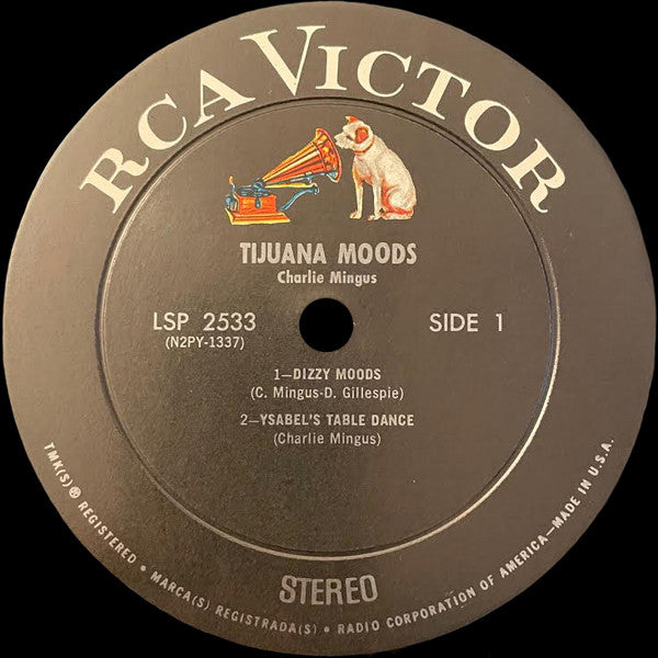 Charlie Mingus* - Tijuana Moods (LP, Album, RM, RP, Ind)