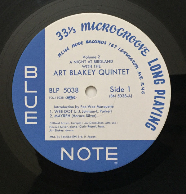 Art Blakey Quintet - A Night At Birdland, Vol. 2 (10"", Mono, Ltd, RE)