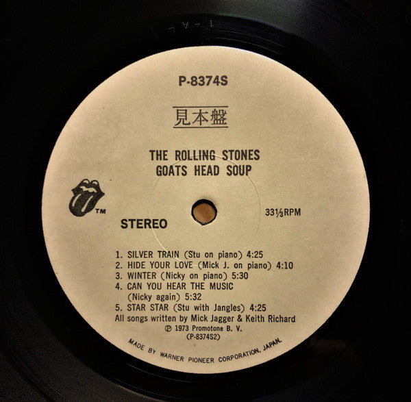 The Rolling Stones - Goats Head Soup (LP, Album, Promo, Gat)