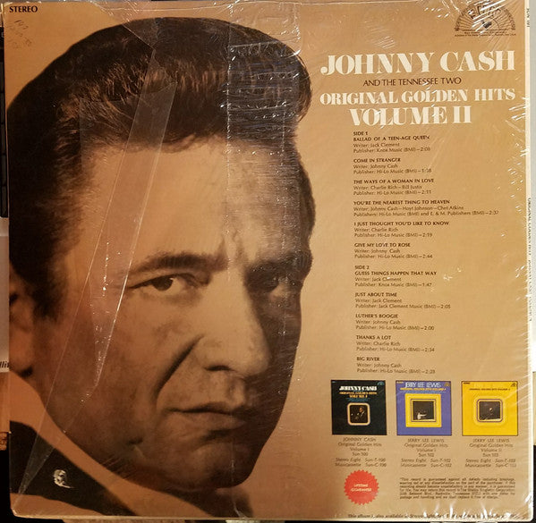 Johnny Cash & The Tennessee Two - Original Golden Hits Volume II(LP...