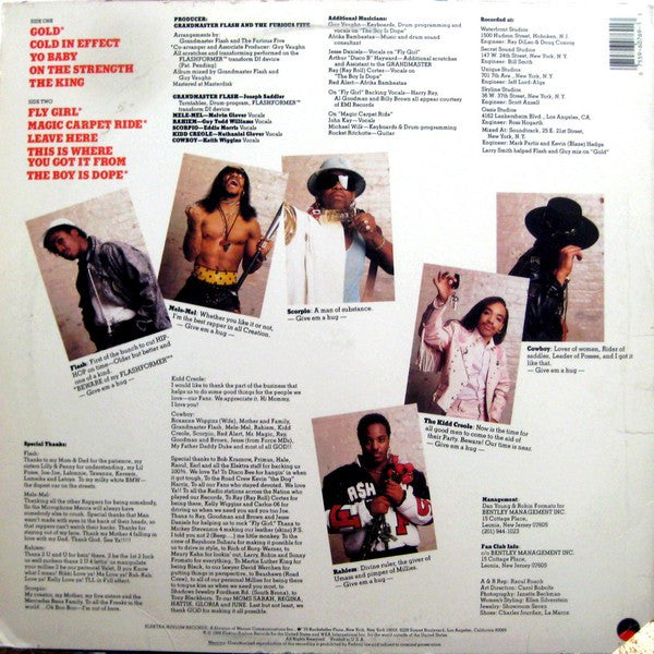 Grandmaster Flash And The Furious Five* - On The Strength (LP, Album)