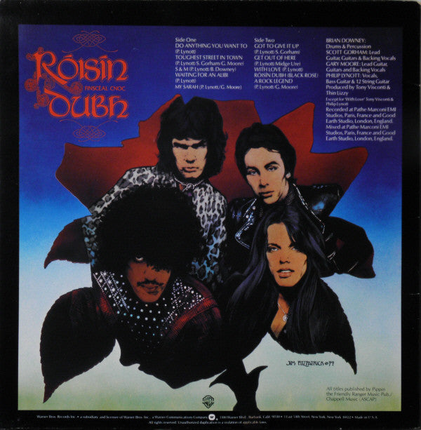 Thin Lizzy - Black Rose (A Rock Legend) (LP, Album)