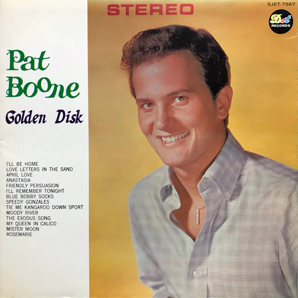 Pat Boone = パット・ブーン* - Golden Disk = 決定盤！「これがパット・ブーン」 (LP, Comp, Gat)