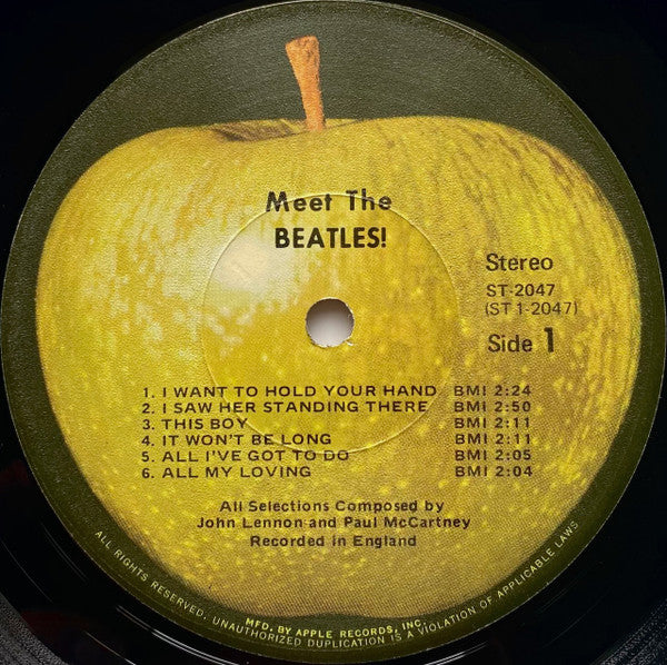 The Beatles - Meet The Beatles! (LP, Album, RE, Los)