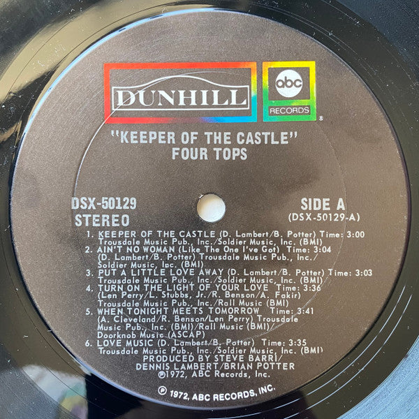 Four Tops - Keeper Of The Castle (LP, Album, Ter)