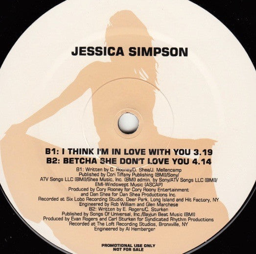 Jessica Simpson - Take My Breath Away (12"", Promo)