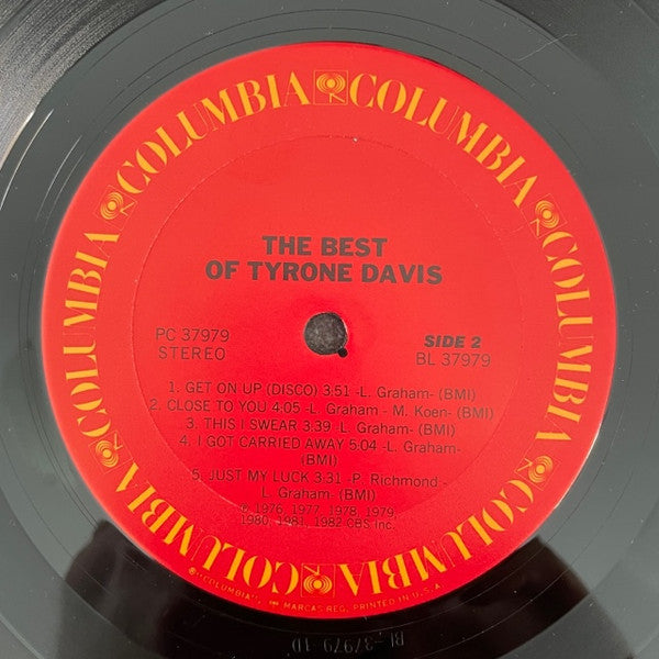 Tyrone Davis - The Best Of Tyrone Davis (LP, Comp, Ter)