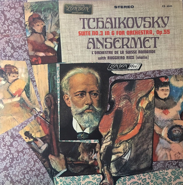 Pyotr Ilyich Tchaikovsky - Suite No. 3 In G For Orchestra, Op.55(LP)