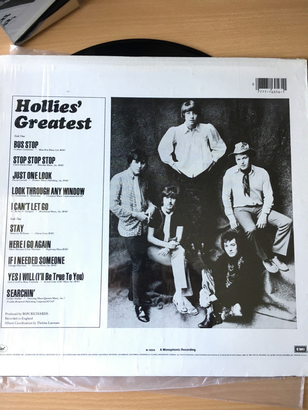 The Hollies - Hollies' Greatest (LP, Comp, Mono)