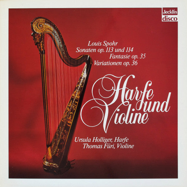 Louis Spohr, Ursula Holliger, Thomas Füri - Harfe Und Violine (LP)
