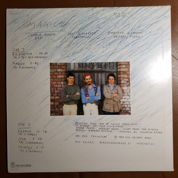 Charlie Haden, Jan Garbarek, Egberto Gismonti - Magico (LP, Album)