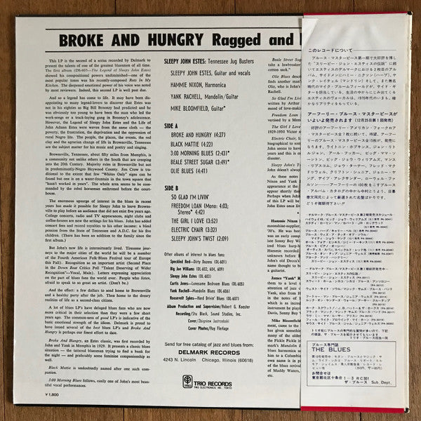 Sleepy John Estes - Broke And Hungry (LP, Album)