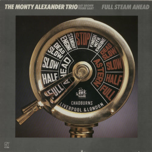 The Monty Alexander Trio - Full Steam Ahead (LP, Album)