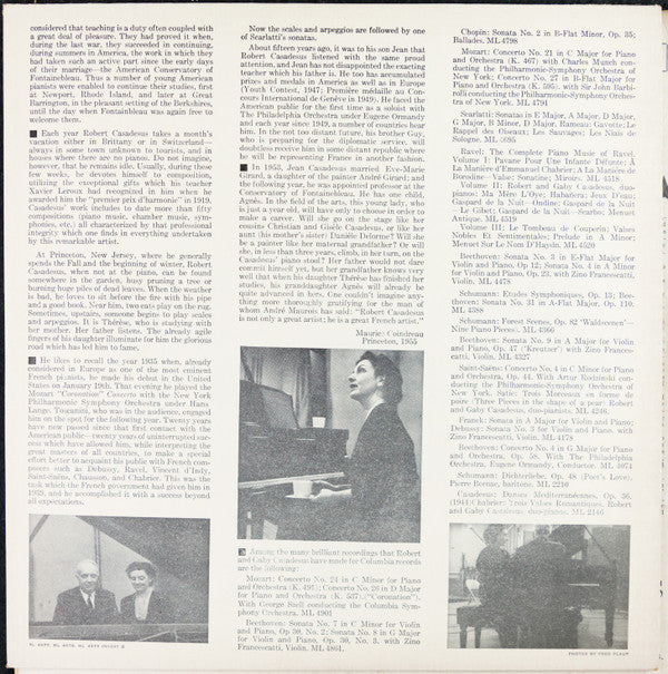Robert Casadesus - Piano Music (Preludes Book I / Six Epigraphes An...
