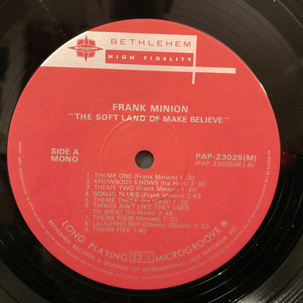 Frank Minion - The Soft Land Of Make Believe (LP, Mono, RE)