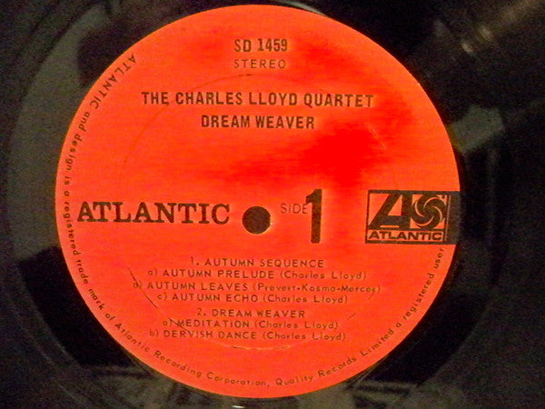 The Charles Lloyd Quartet - Dream Weaver (LP, Album)