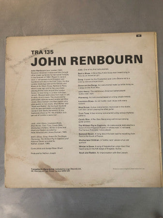 John Renbourn - John Renbourn (LP, Album, RE)