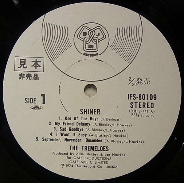 The Tremeloes - Shiner (LP, Album, Promo)