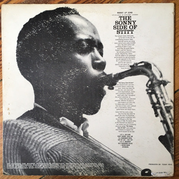 Sonny Stitt - The Sonny Side Of Stitt (LP, Album, Mono)