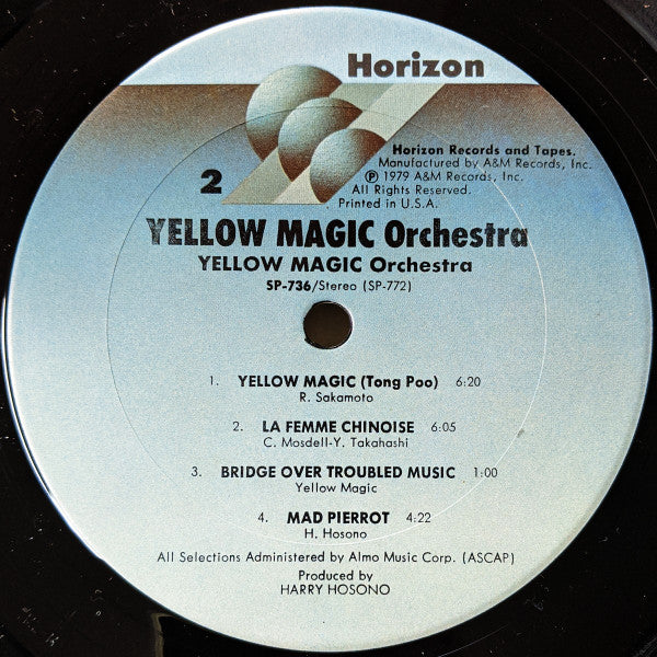 Yellow Magic Orchestra - Yellow Magic Orchestra (LP, Album, San)