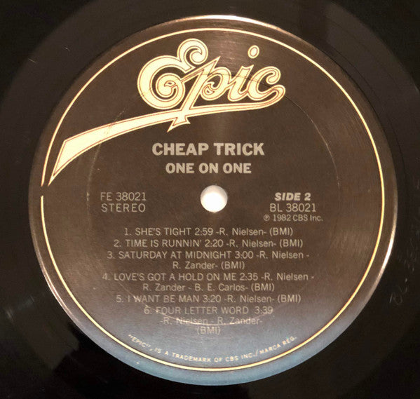Cheap Trick - One On One (LP, Album, Car)