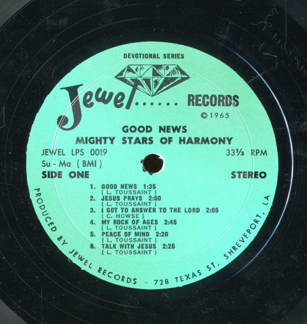 Mighty Stars Of Harmony - Good News (LP, Album)
