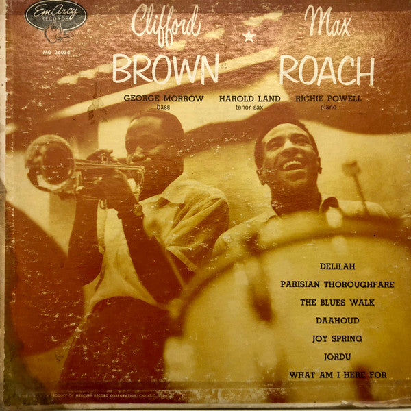 Clifford Brown - Clifford Brown And Max Roach(LP, Album, Mono, RE)