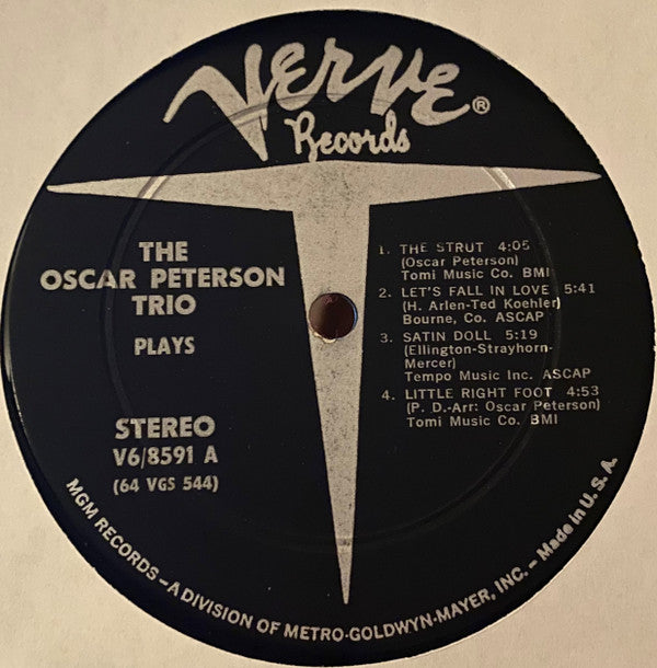 The Oscar Peterson Trio - The Oscar Peterson Trio Plays (LP, Album)