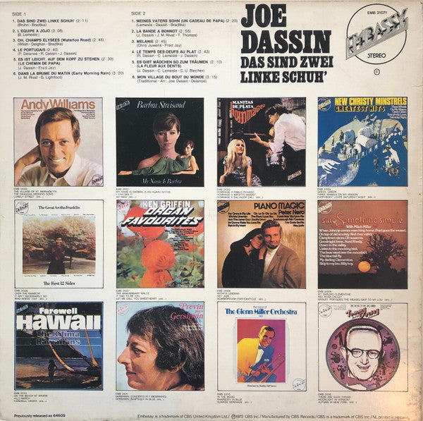 Joe Dassin - Das Sind Zwei Linke Schuh' (LP, Comp, RE)