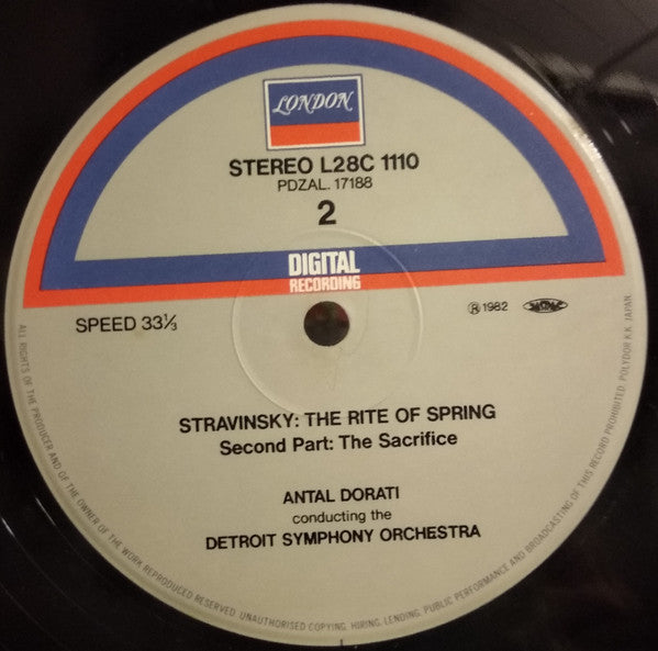 Antal Dorati - The Rite Of Spring(LP, Album)