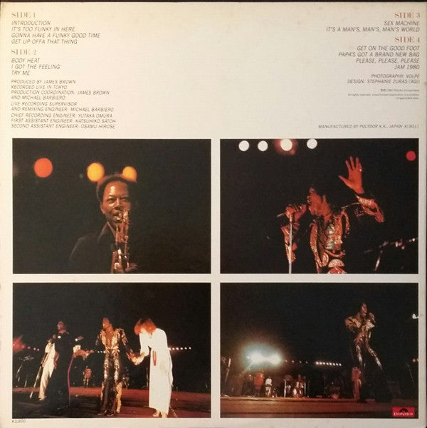 James Brown - James Brown...Live • Hot On The One (2xLP, Album, Gat)