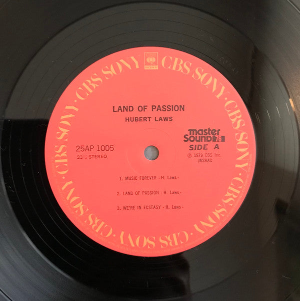 Hubert Laws - Land Of Passion (LP, Album, Mas)