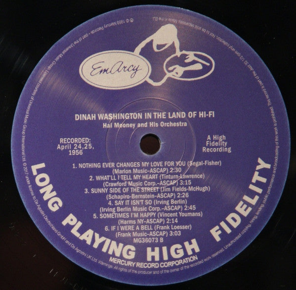 Dinah Washington - In The Land Of Hi-Fi (LP, Album, RE, 180)