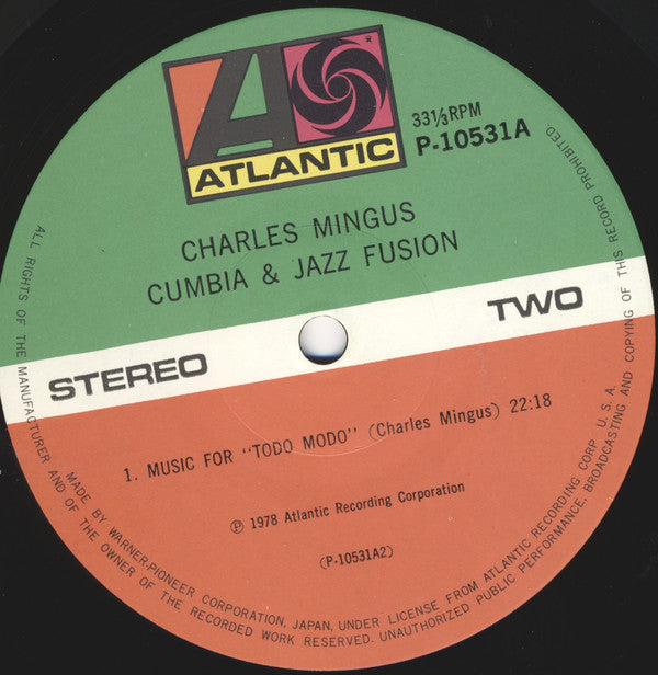 Charles Mingus - Cumbia & Jazz Fusion (LP, Album)