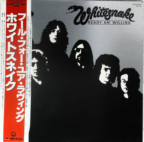 Whitesnake - Ready An' Willing (LP, Album, Promo)