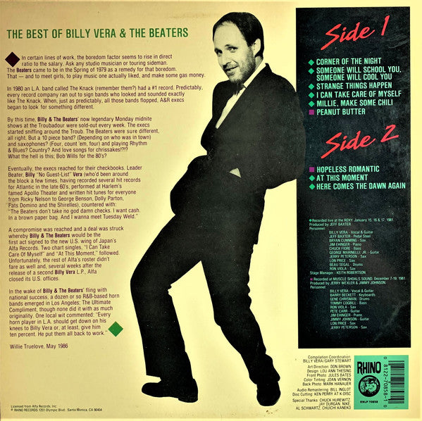 Billy Vera & The Beaters - By Request (The Best Of Billy Vera & The...