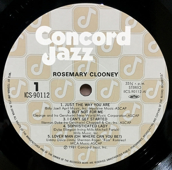 Rosemary Clooney - Rosemary Clooney (LP, Comp)