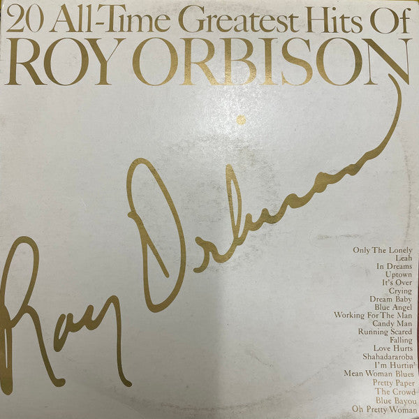 Roy Orbison - 20 All-Time Greatest Hits Of Roy Orbison (LP, Comp, RE)