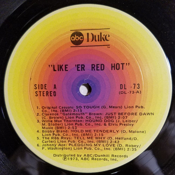 Various - Like 'Er Red Hot (LP, Comp, Mono, RE)