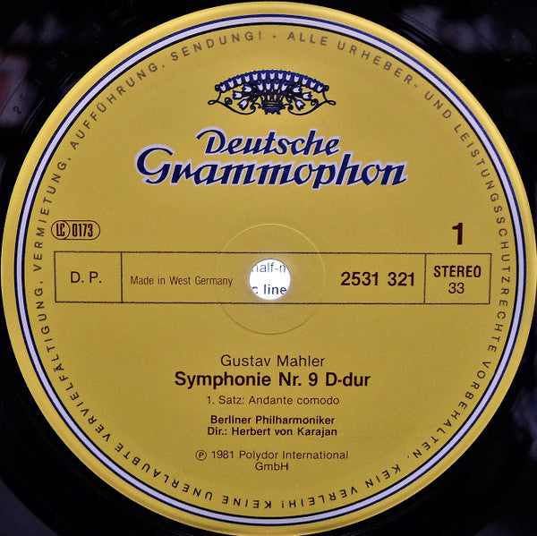 Gustav Mahler - 9. Symphonie(2xLP + Box)
