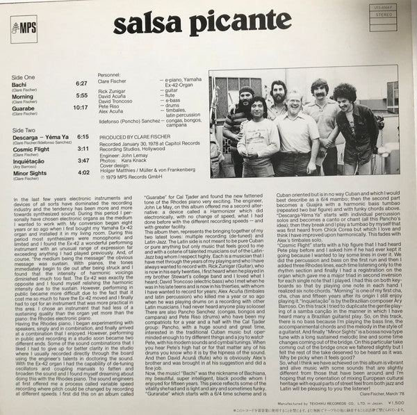 Clare Fischer - Salsa Picante (LP, Album, RE)